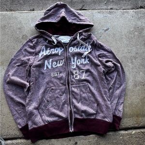 Purple Hoodie with New York Print